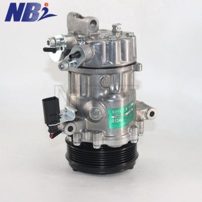 Goede prijs. AC-compressor SD6V12 voor VW Polo Derby Vento SKODA Fabia Rapid 14339N 6RF820803A 6RF820803B 6RF820803 6R0820803A 6R0820803B 12V online