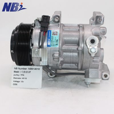 Goede prijs. Nieuwe 12V voor Honda Accord 1.5L auto airconditioner compressor gebruikte 6SBU14C koppeling met AC Make online