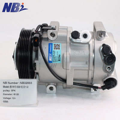 Goede prijs. 977011R900 Auto Aircon 12V AC Compressor for Hyundai Accent for KIA RIO 5PK Car Compresor 97701C7000 97701-1R900 P30013-4111 online