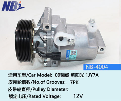 Goede prijs. 10S11 12V 7PK 115mm Automotive AC Compressor 92600-1JY7A B926001JY7A Voor Nissan TIIDA 1.6 09-11 online