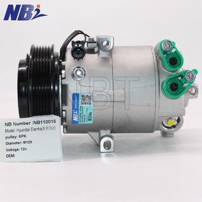 Goede prijs. VS12 Nieuwe gebruikte 12V wisselstroomcompressor voor Hyundai Elantra Saloon 1.8 Kia Soul Versatile vervangende onderdeel 977013X101 K-HYK395 online