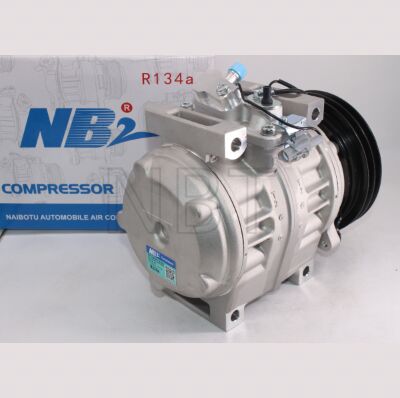 Goede prijs. 88320-36560 447220-0394 Groothandelsprijs Nieuwe 10P30C Bus AC Compressor voor Toyota Coaster Caetano 12V 2 Groeven online